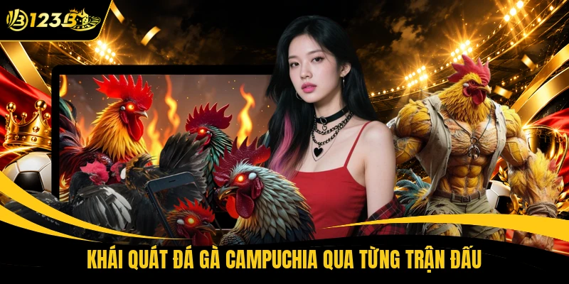 Khái quát đá gà campuchia qua từng trận đấu