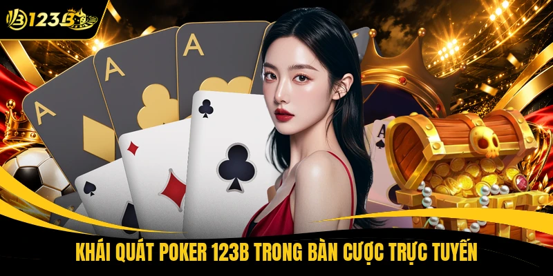 Khái quát poker 123B trong bàn cược trực tuyến